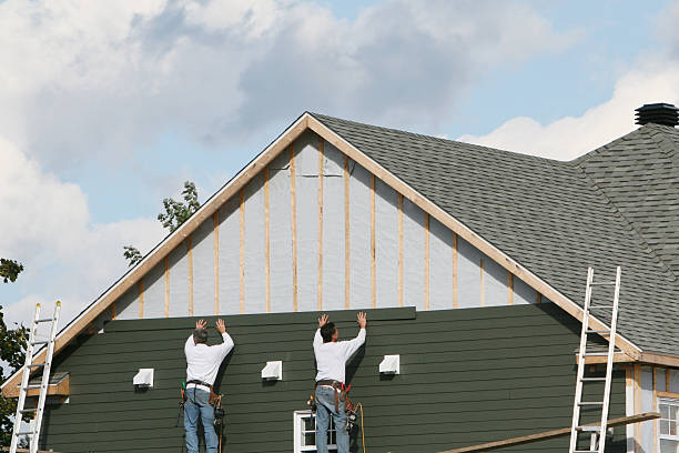 Professional Storm Damage Siding Repair technician working in Roselle Park, NJ